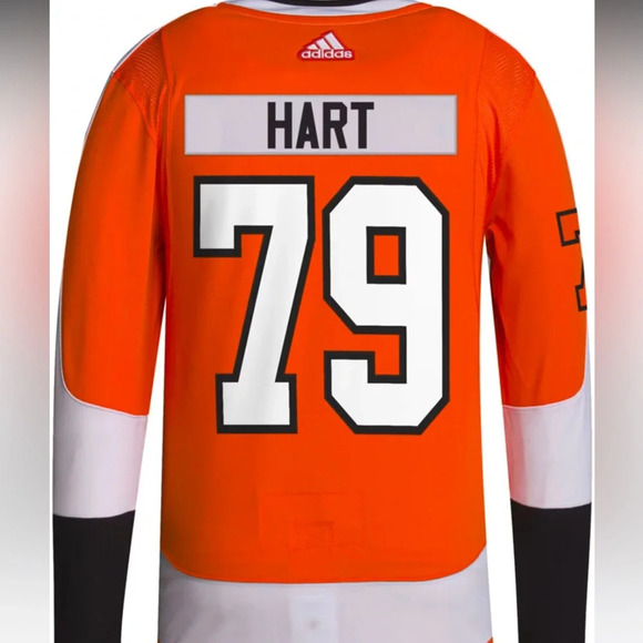 50% Off🍁Adidas NHL Authentic Jersey Philadelphia Flyers, #79 HART - Picture 1 of 12